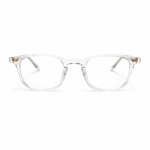 DuraFlex Clubmaster Transparent White 1