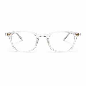 DuraFlex Clubmaster Transparent White 1