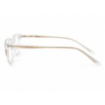 DuraFlex Clubmaster Transparent White 4 1