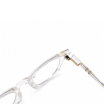 DuraFlex Clubmaster Transparent White 4