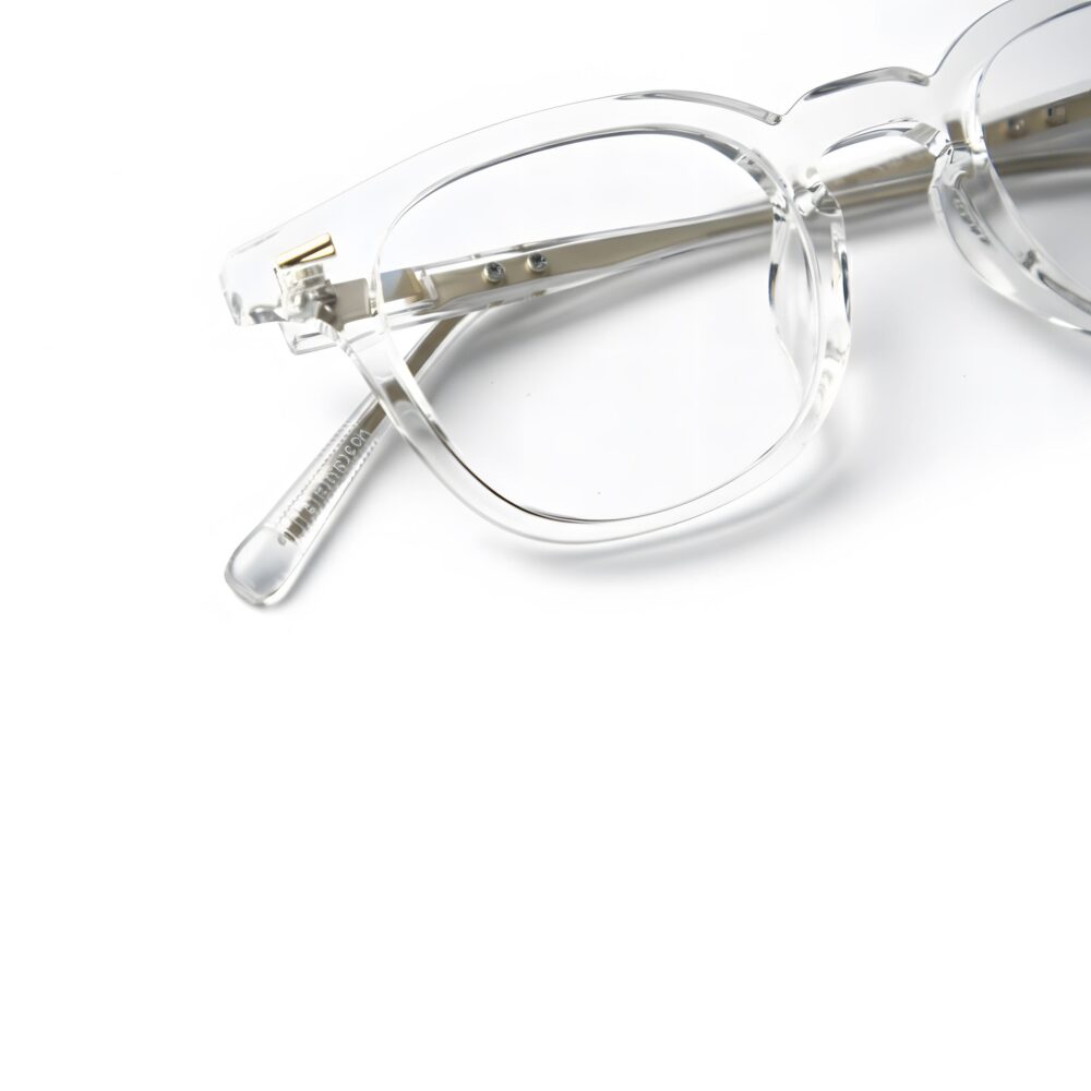 Duraflex Clubmaster White Transparent T7156 C2 3