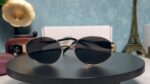 13 Retro Metal Frame Oval Sunglasses – Gold