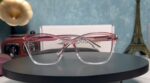 21 Blush Pink Transparent Cat Eye