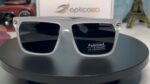 4 Carrera Rectangular Sunglasses Frosted White