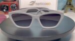 6 Z Rectangular Sunglasses Matte Grey