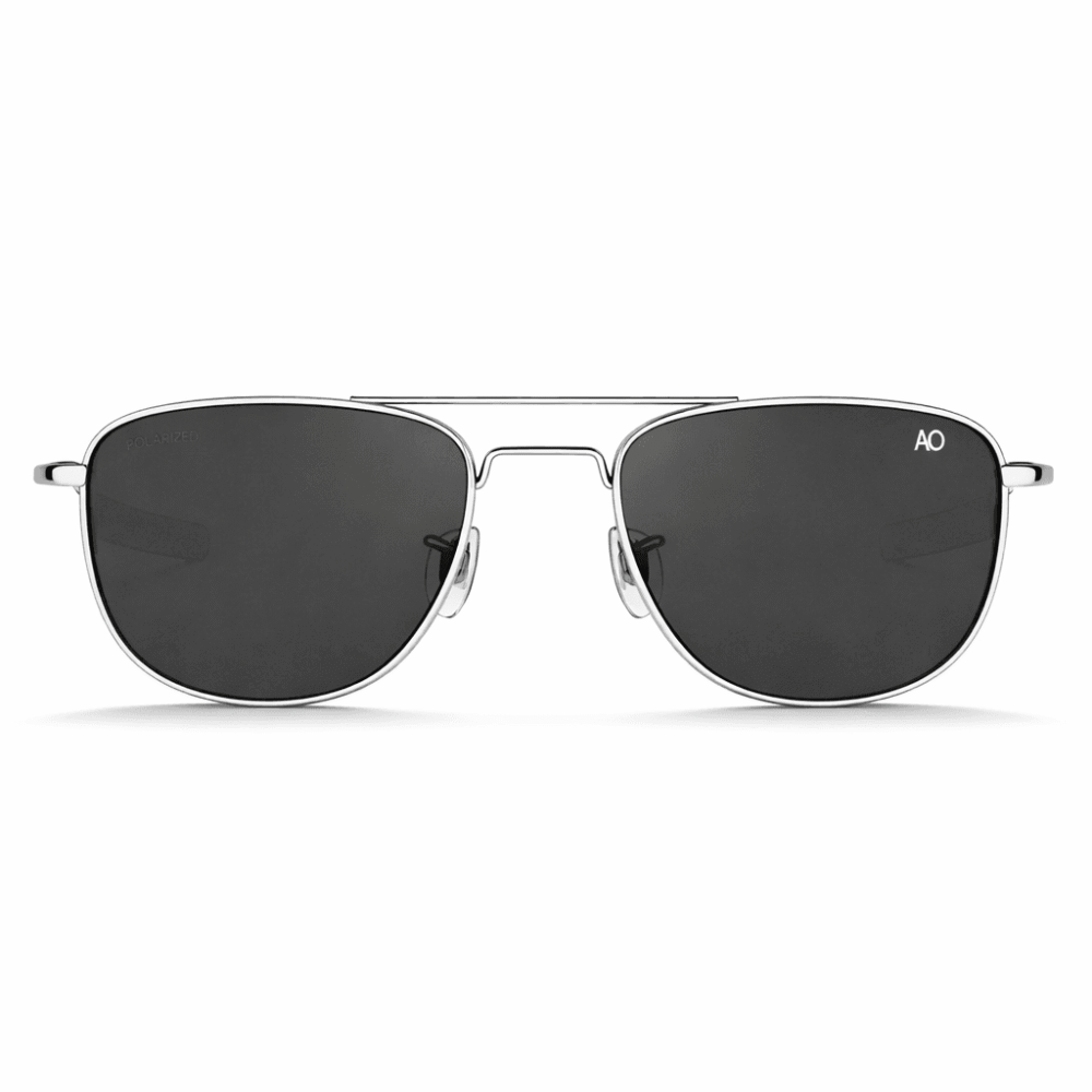 AO Aviator Silver Sunglasses