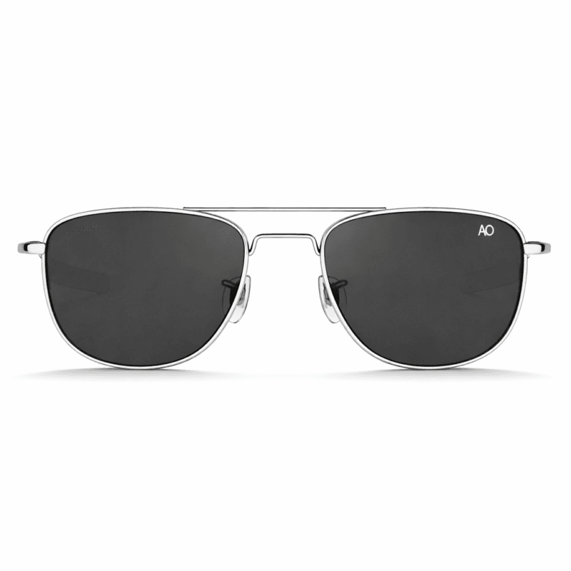 AO Aviator Silver Sunglasses