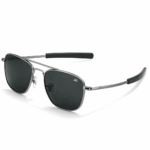 AO Silver Matt Aviator Sunglasses BD