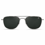 AO Silver Matt Aviator Sunglasses BD 2