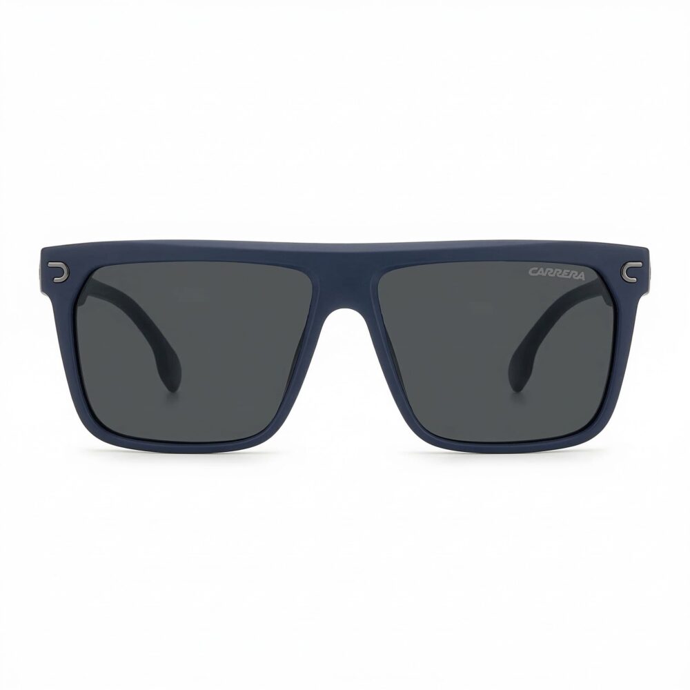 Carrera Rectangular Eyeglasses Matte Navy Blue 2