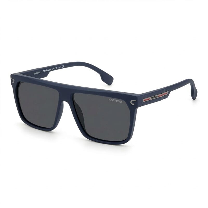 Carrera Rectangular Eyeglasses Matte Navy Blue 3