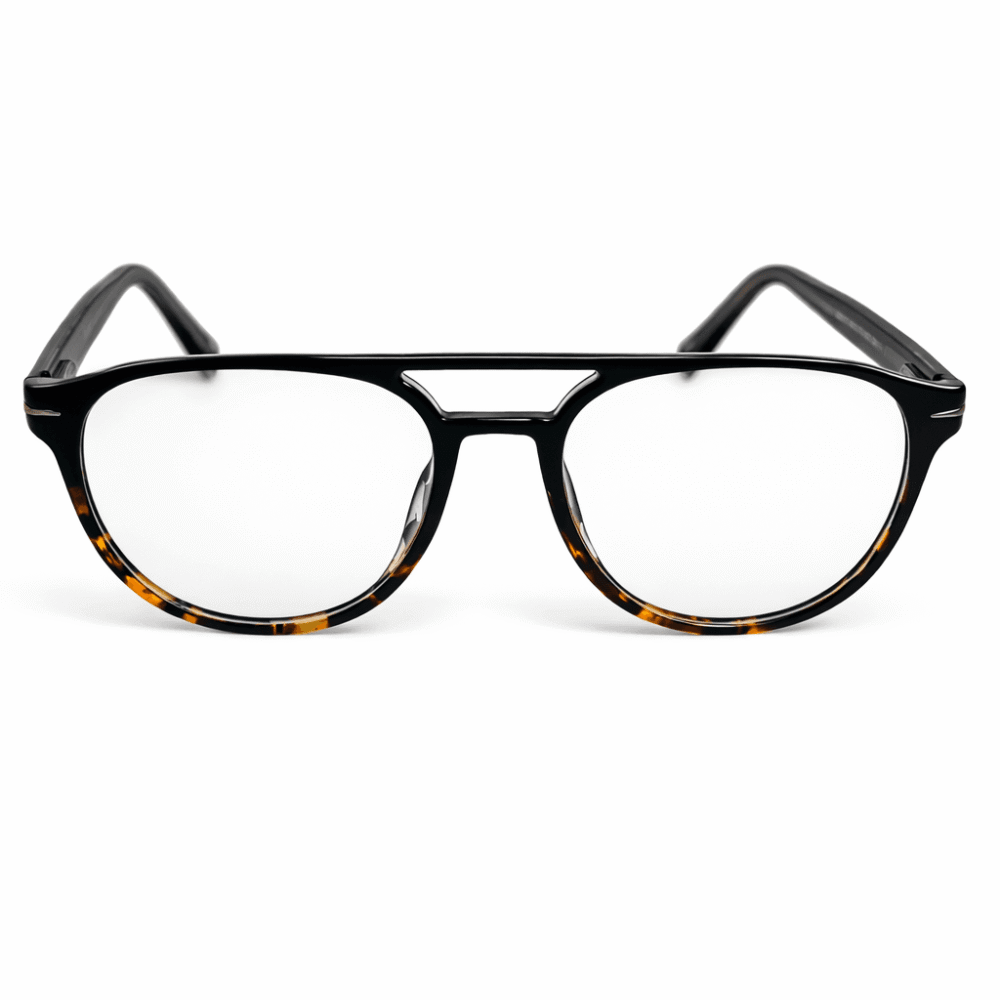 David Beckham Tortoiseshell Aviator Eyeglasses