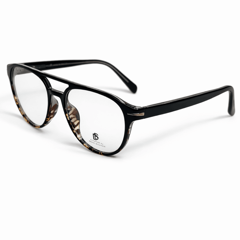 David Beckham Tortoiseshell Aviator Eyeglasses 2