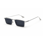 Metal Rectangular silver Sunglasses 2