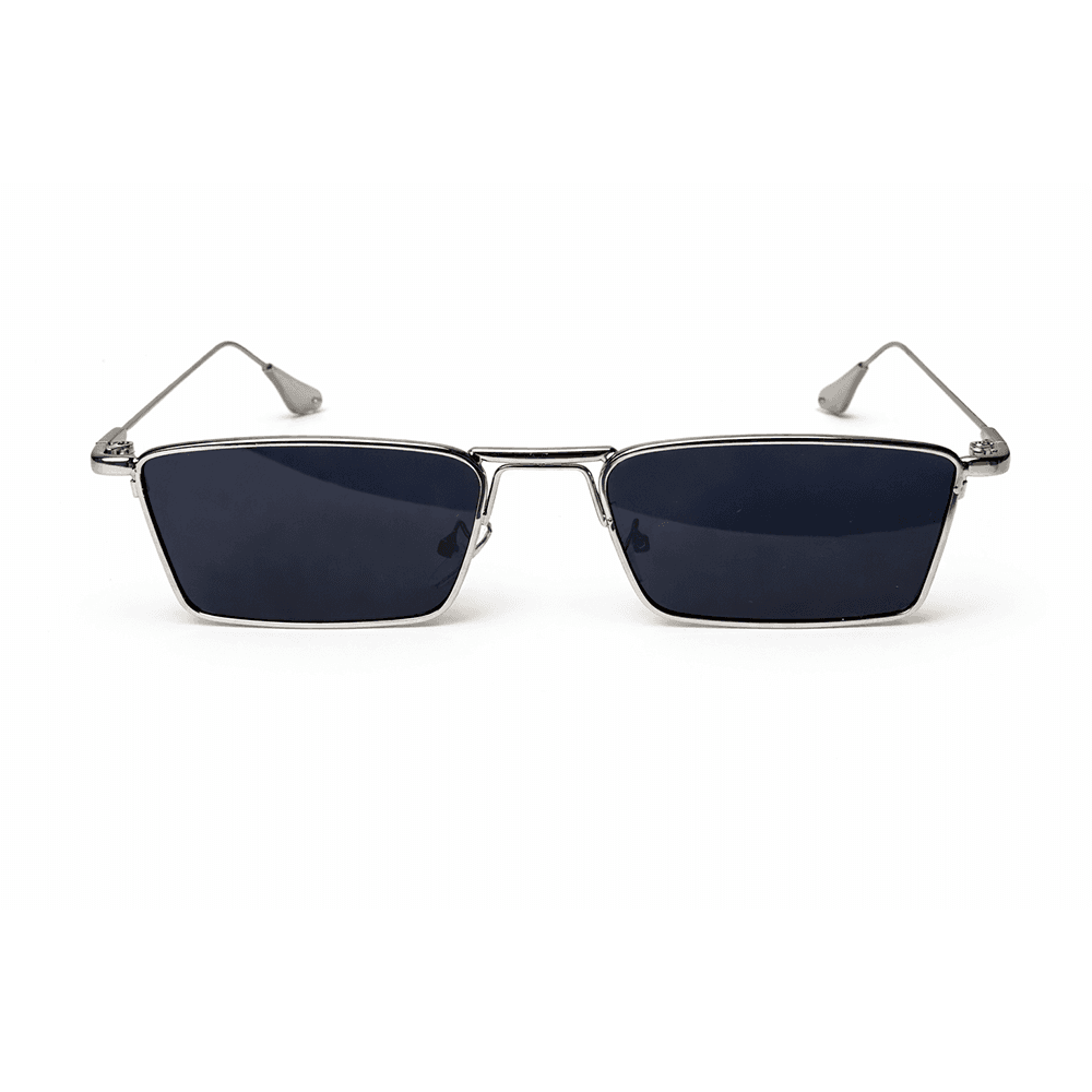 Metal Rectengular Unisex silver Sunglasses 1 Metal Rectengular Unisex silver Sunglasses 1