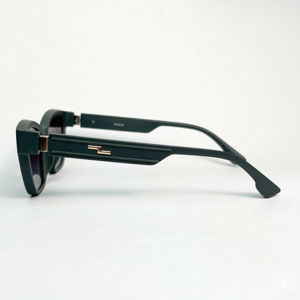Z Rectangular Eyeglasses Deep Green 1