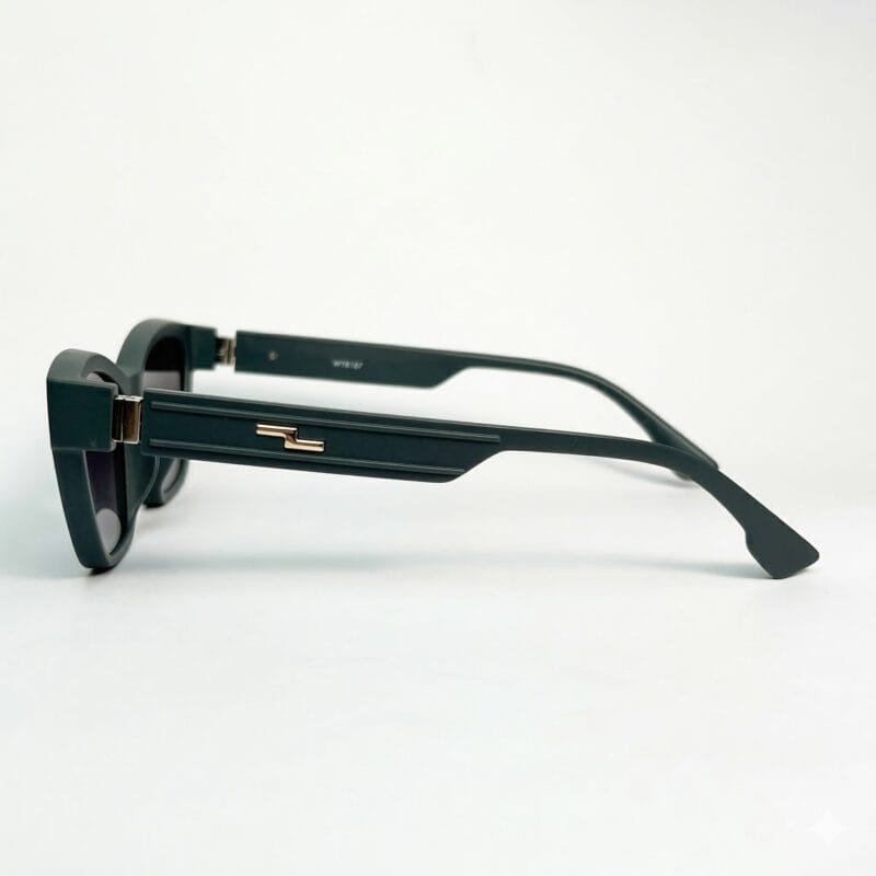 Z Rectangular Eyeglasses Deep Green 1