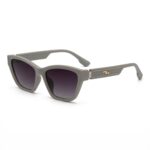 Z Rectangular Eyeglasses Matte Grey 1