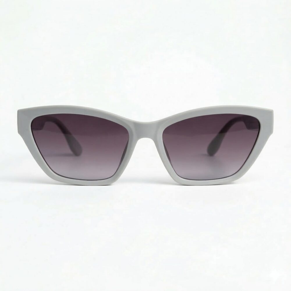 Z Rectangular Eyeglasses Matte Grey 2
