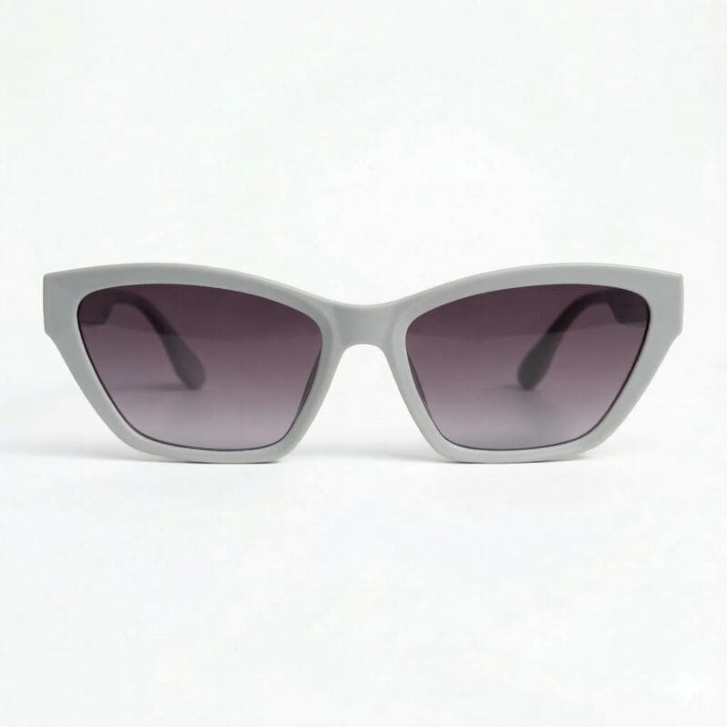 Z Rectangular Eyeglasses Matte Grey 2