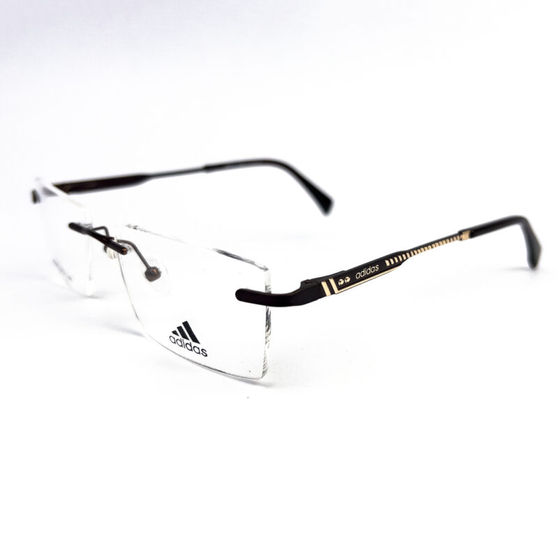 Adidas Rimless Brown Eyeglasses - 2