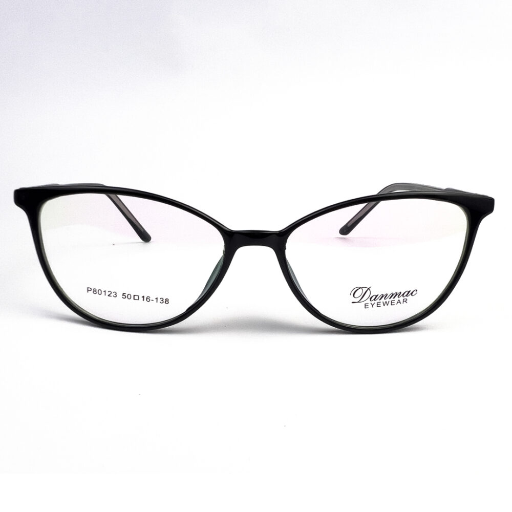 Danmac TR Ladies Black Cat Eye Eyeglasses - 1