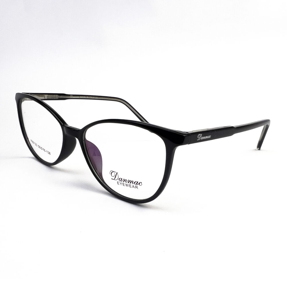 Danmac TR Ladies Black Cat Eye Eyeglasses - 2