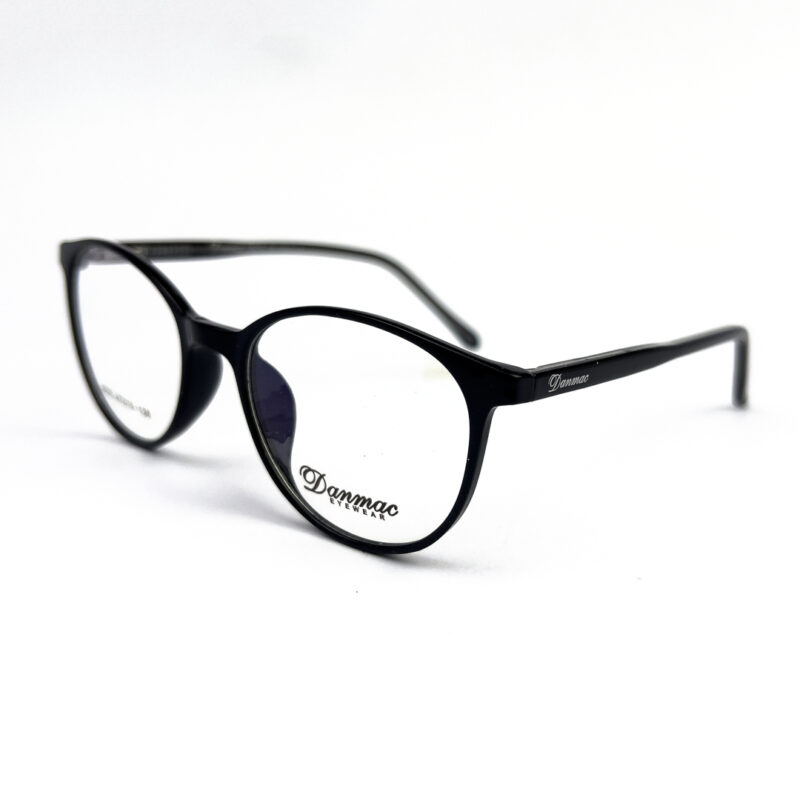 Danmac TR Ladies Black Oval Eyeglasses - 2