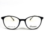Danmac TR Ladies Black Oval Eyeglasses - 1