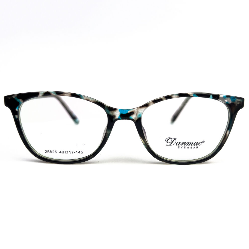 Danmac TR Ladies Blue Tortoiseshell Cat Eye Eyeglasses - 1