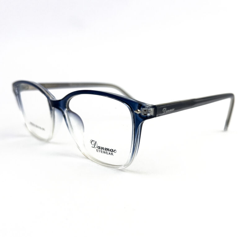 Danmac TR Ladies Blue Transparent Cat Eye Eyeglasses - 2