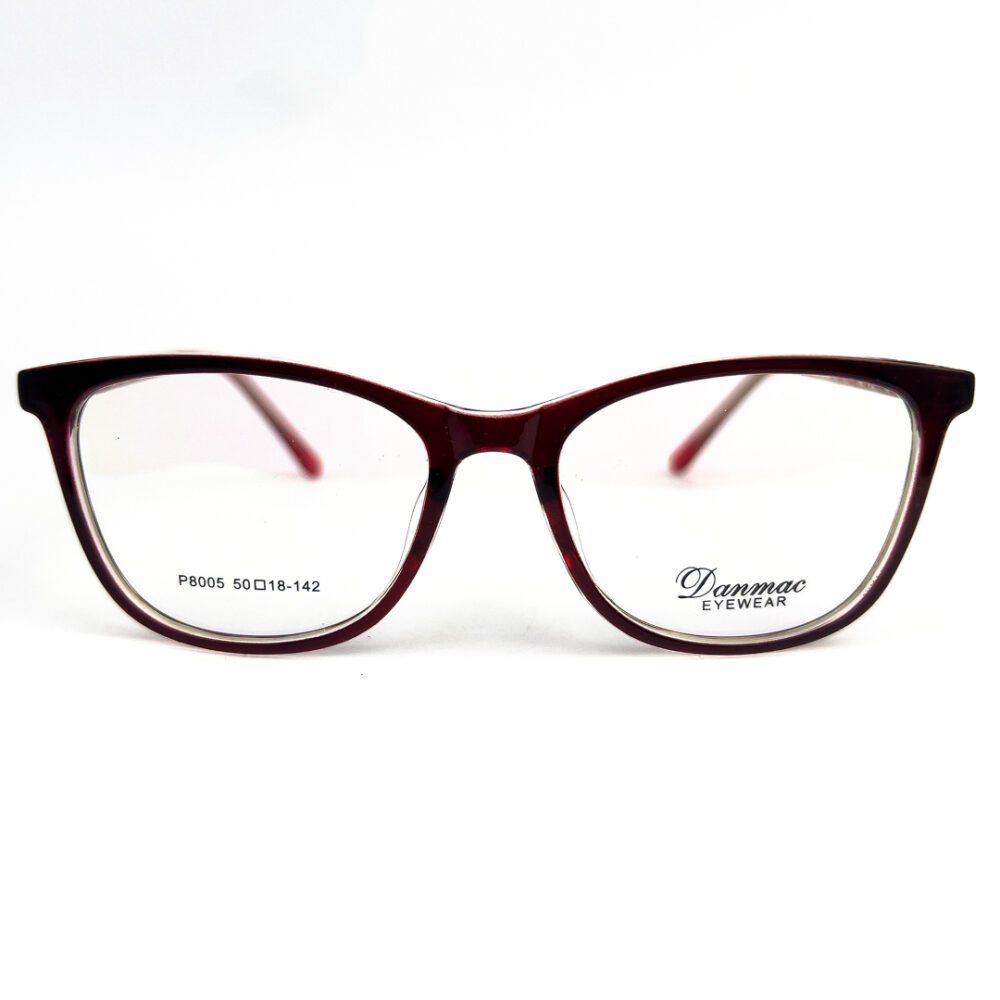 Danmac TR Ladies Floral Pink Cat Eye Eyeglasses - 1