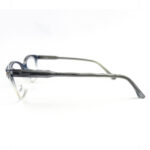 Danmac TR Ladies Oversized Blue Transparent Cat Eye Eyeglasses - 3