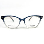 Danmac TR Ladies Oversized Blue Transparent Cat Eye Eyeglasses - 1