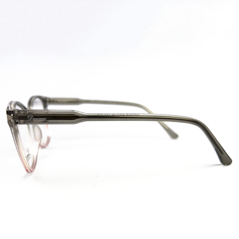 Danmac TR Ladies Oversized Olive Pink Cat Eye Eyeglasses - 2