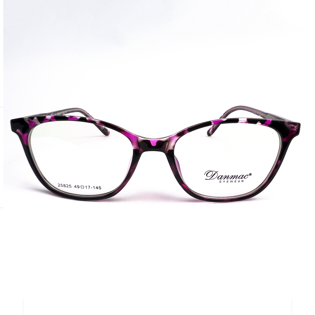 Danmac TR Ladies Purple Tortoiseshell Cat Eye Eyeglasses - 1 Danmac TR Ladies Purple Tortoiseshell Cat Eye Eyeglasses - 1