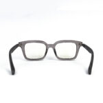 Grey Transparent Wood Bold Mont Blanc Eyeglasses - 3
