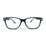 Duraflex Rectangular Eyeglasses Black - 1