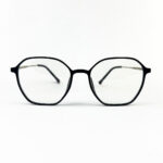 DuraFlex Hexagon Eyeglasses Black DFHB12 - 1