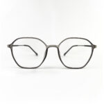 DuraFlex Hexagon Eyeglasses Grey DFHY11 - 1