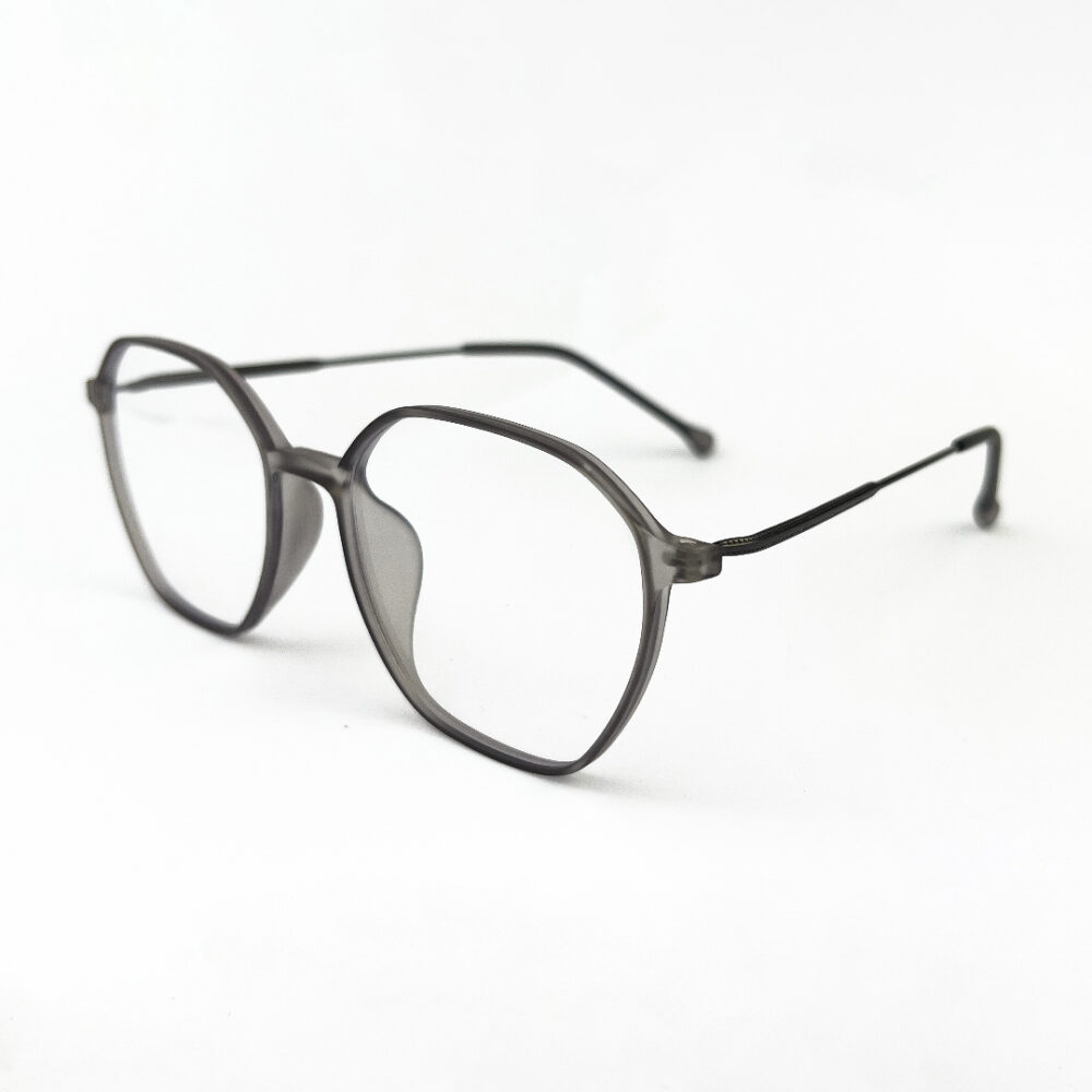 DuraFlex Hexagon Eyeglasses Grey DFHY11 - 2