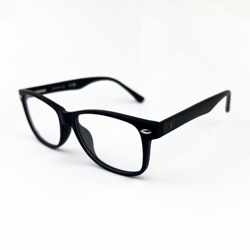 Duraflex Rectangular Eyeglasses Black - 2