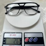 DuraFlex Aviator Eyeglasses Black Transparent DABT19 - 6