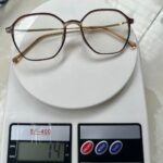 DuraFlex Hexagon Eyeglasses Brown DFHN10 - 5
