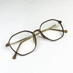 DuraFlex Hexagon Eyeglasses Brown DFHN10 - 4