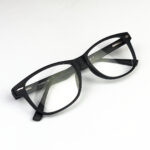 Duraflex Rectangular Eyeglasses Black - 5