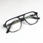 DuraFlex Aviator Eyeglasses Black Transparent DABT19 - 5