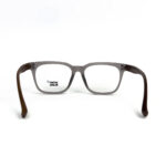 Mont Blanc Slim Grey Wood Texture Eyeglasses - 4
