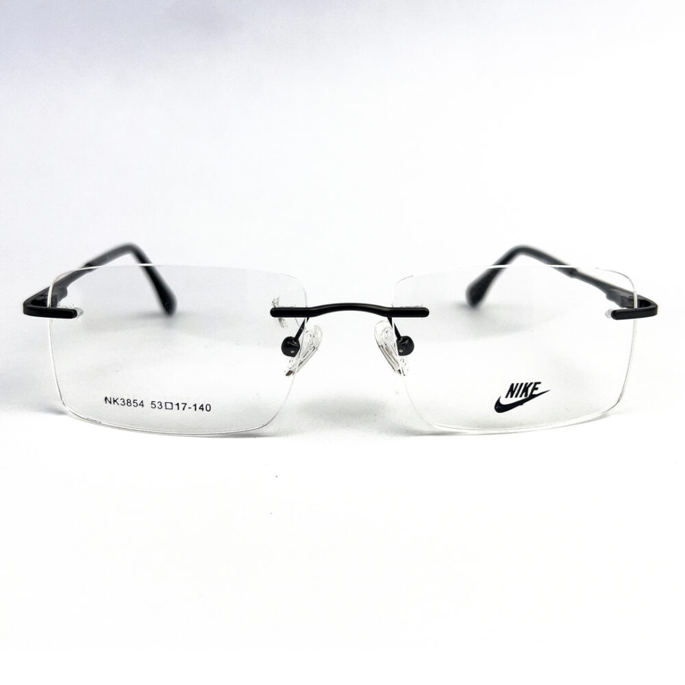 Nike Rimless Brown Eyeglasses - 1