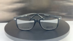 Duraflex Rectangular Eyeglasses Black - 7